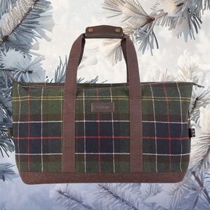 Barbour Cree Tartan Holdall New duffel bag.